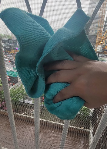 방충망청소에 필요한 도구