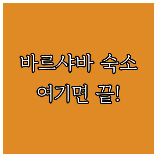폴란드 바르샤바 숙소 추천 TOP 5..