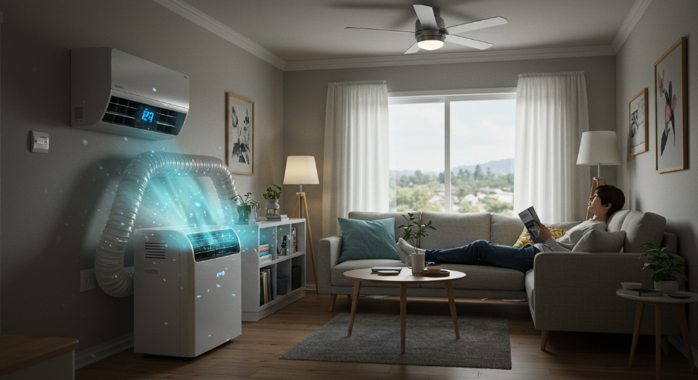 이동식 에어컨 사려다 멈칫 설치 NO, 창문 없어도 가능한 모델이 있다!