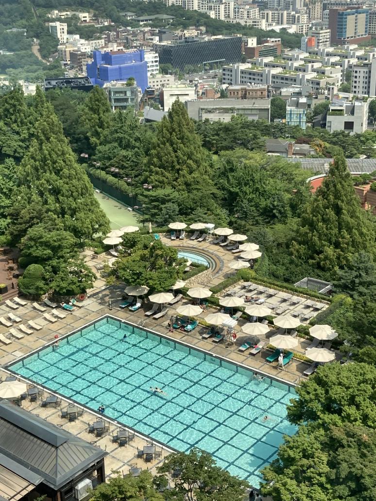그랜드하얏트서울-수영장뷰