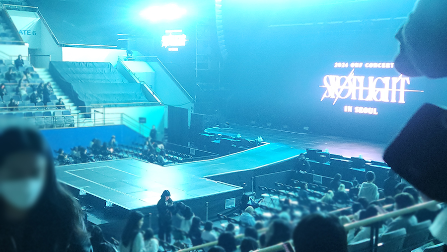 2024 온앤오프(ONF) CONCERT [SPOTLIGHT] IN SEOUL가 열리는 KBS아레나 무대