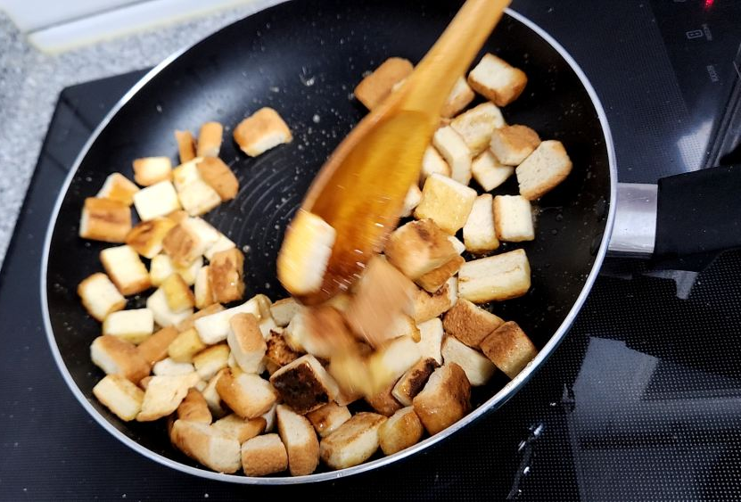 식빵 버무리기