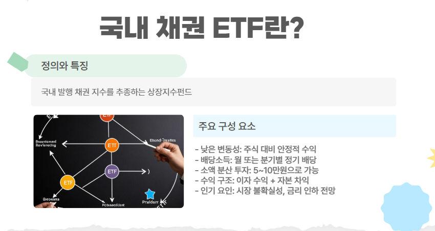국내 채권 ETF란? 왜 주목받나?