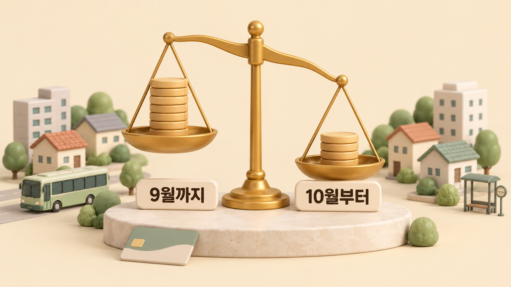 한시 혜택과 평상시 저울