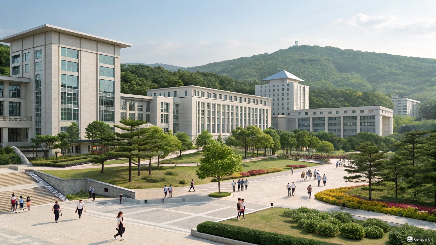 대학교 갬퍼스 이미지