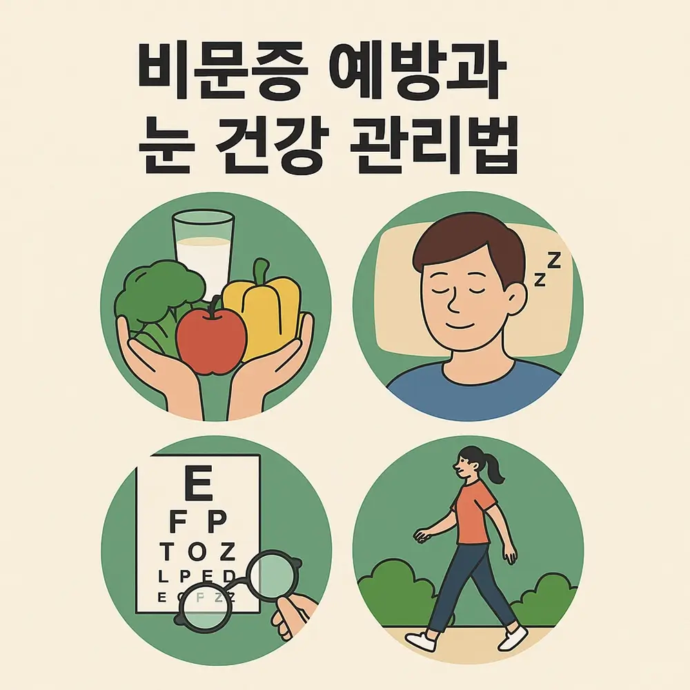 눈앞에 아지랑이 어지럼증 비문증 원인과 치료 방법