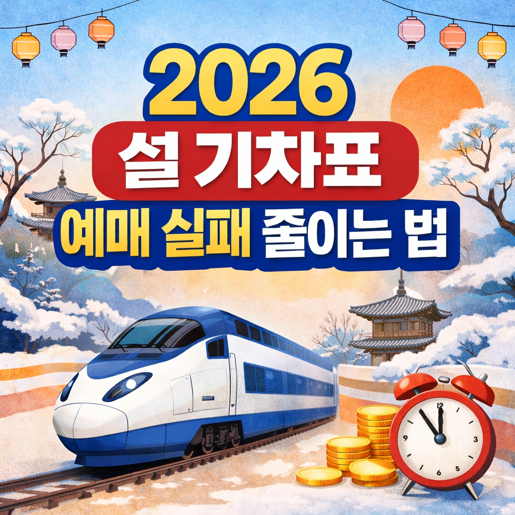 2026 설 기차표 예매 실패 줄이는 법 : 코레일 승차권 예매 결제기한&middot;잔여석 전략
