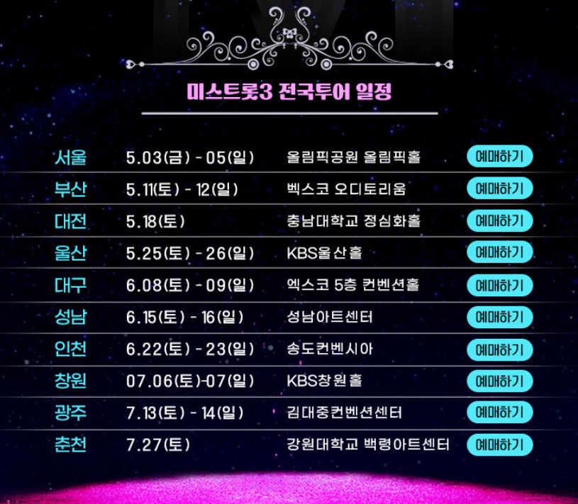 미스트롯 3 콘서트