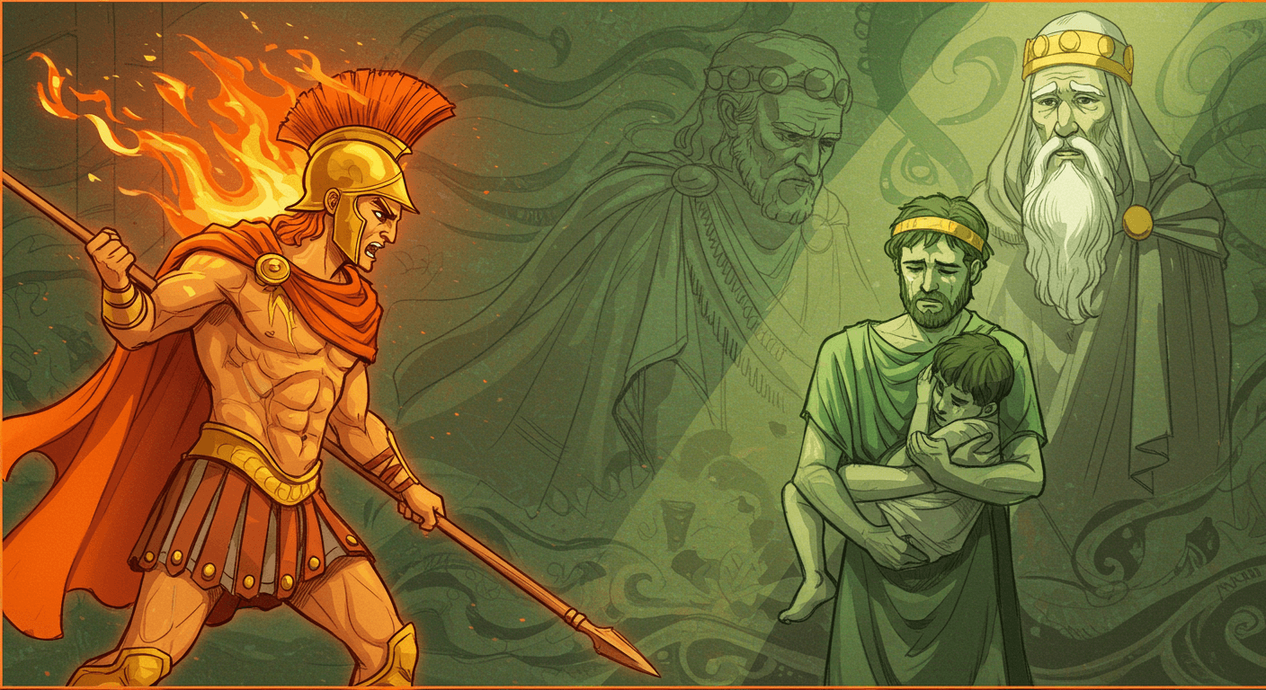 일리아드 속 인간들의 복잡한 심리 분노, 슬픔, 연민 관련사진+