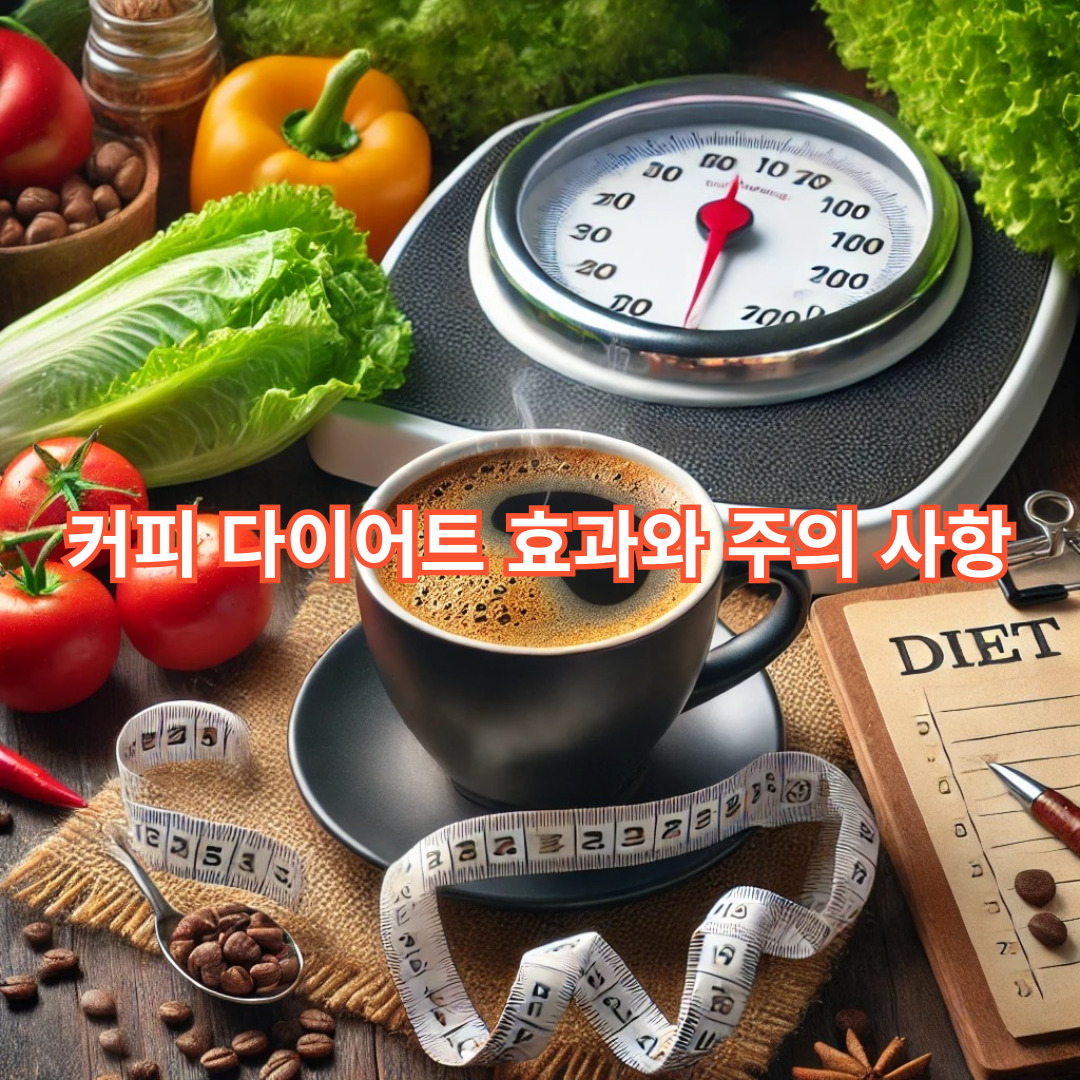 커피 다이어트 효과와 주의 사항