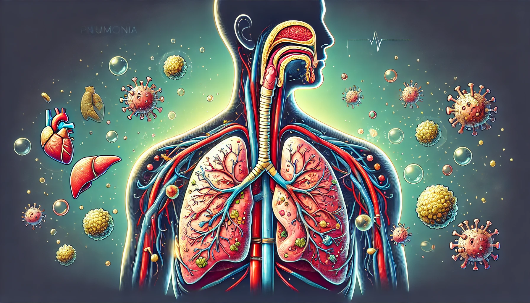 폐렴과 관련된 사진