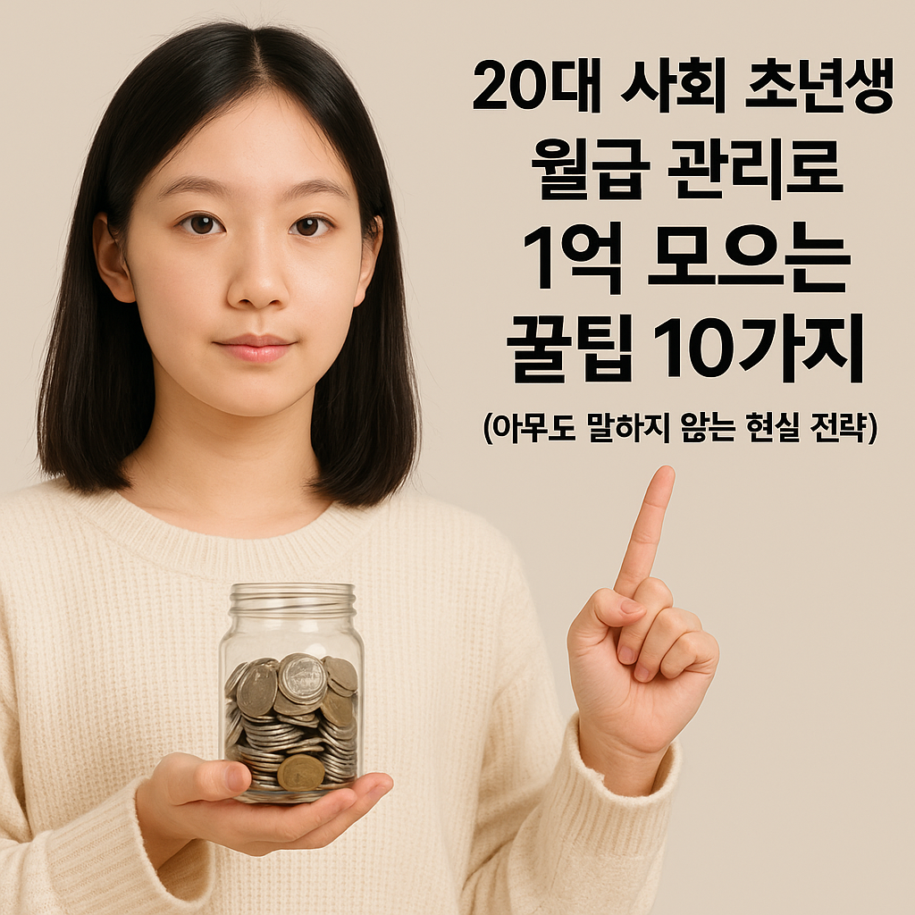 20대 사회 초년생 1억 모으기