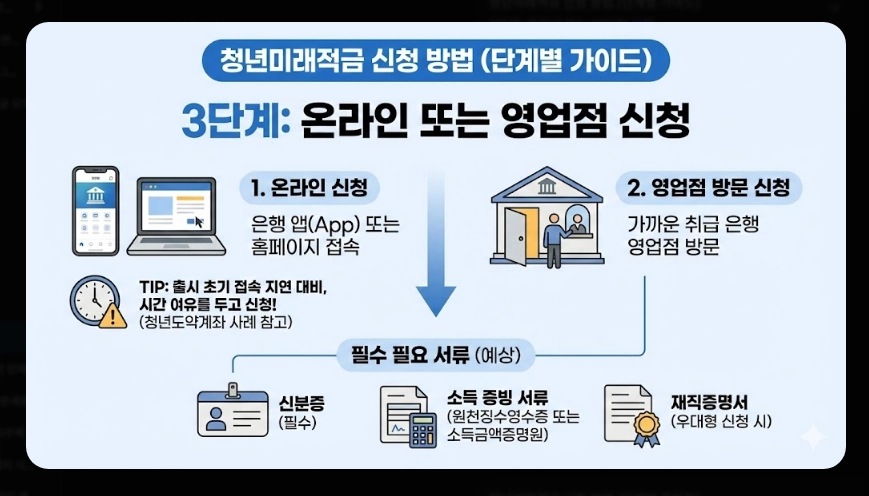 청년미래적금 신청 방법 [3년 2200만원 만들기] 가입 자격 및 출시 전 준비 전략