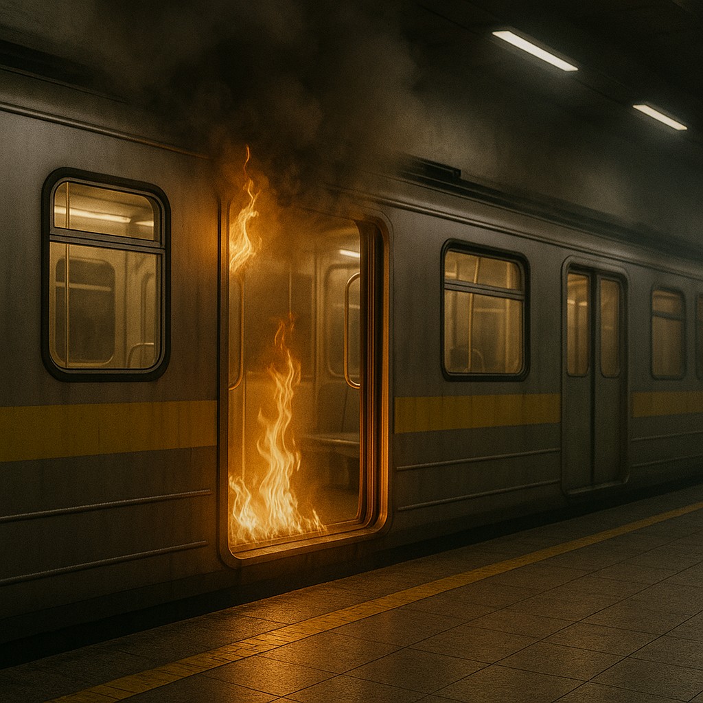 지하철 화재시 대처 요령