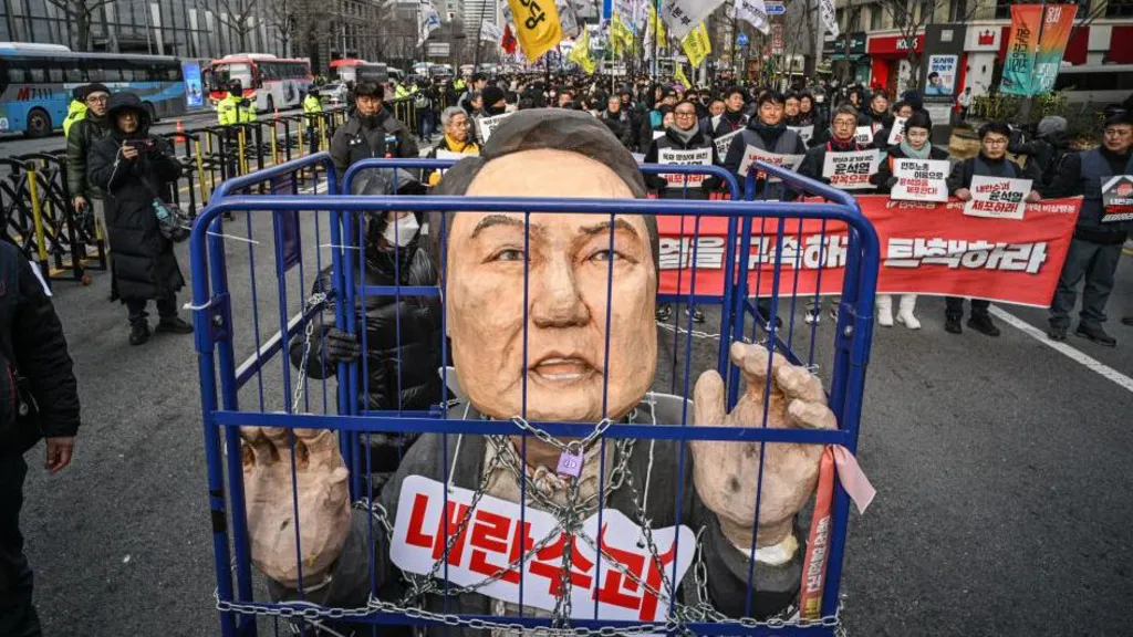 정치적 위기에 빠진 한국