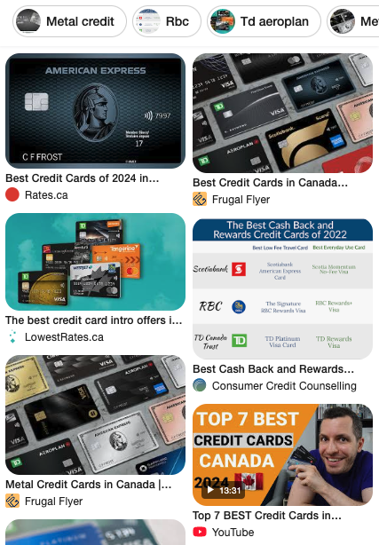 캐나다 최고의 신용카드