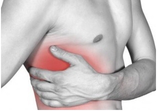 오른쪽 갈비뼈 아래 통증