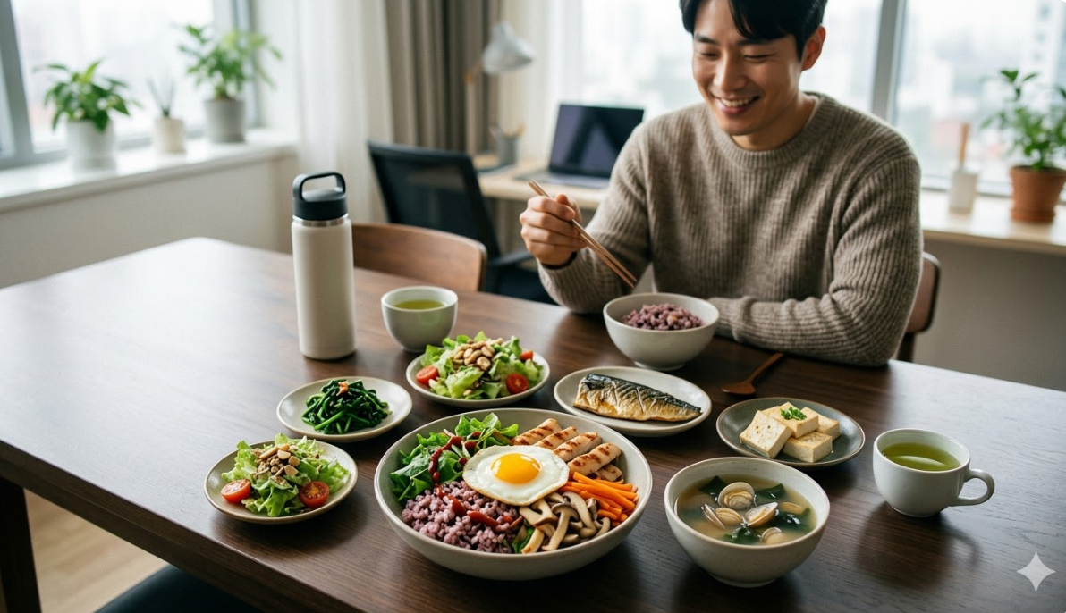 30대 직장인 식단관리 (단백질조합, 파이버맥싱, 피로회복)