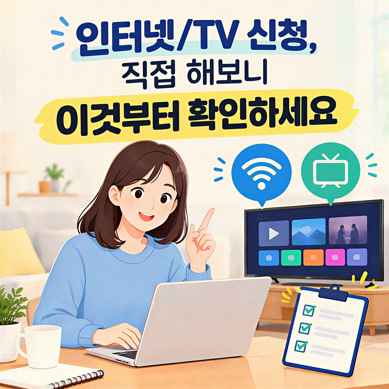 인터넷이랑 TV 연결, 다들 어디서 도움받으셨나요?