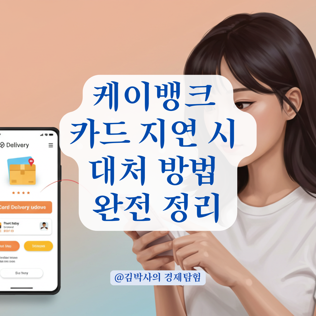 케이뱅크 카드 배송 지연 시 확인해야 할 절차와 대처법.