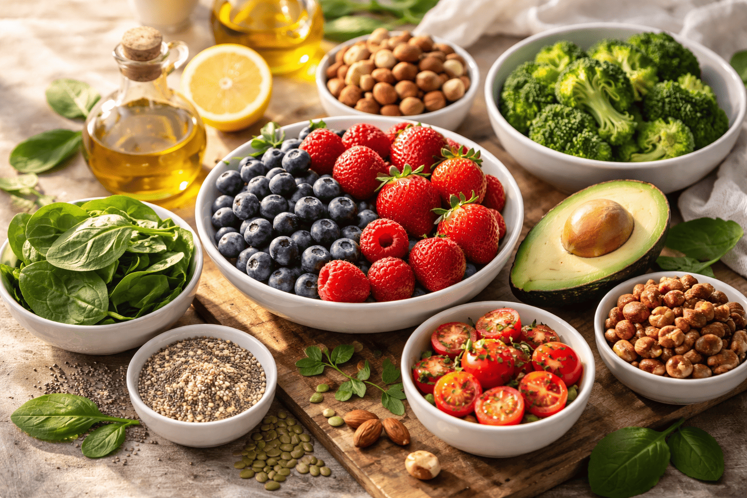 항산화 중심 식단: 세포 손상을 줄이는 핵심 전략