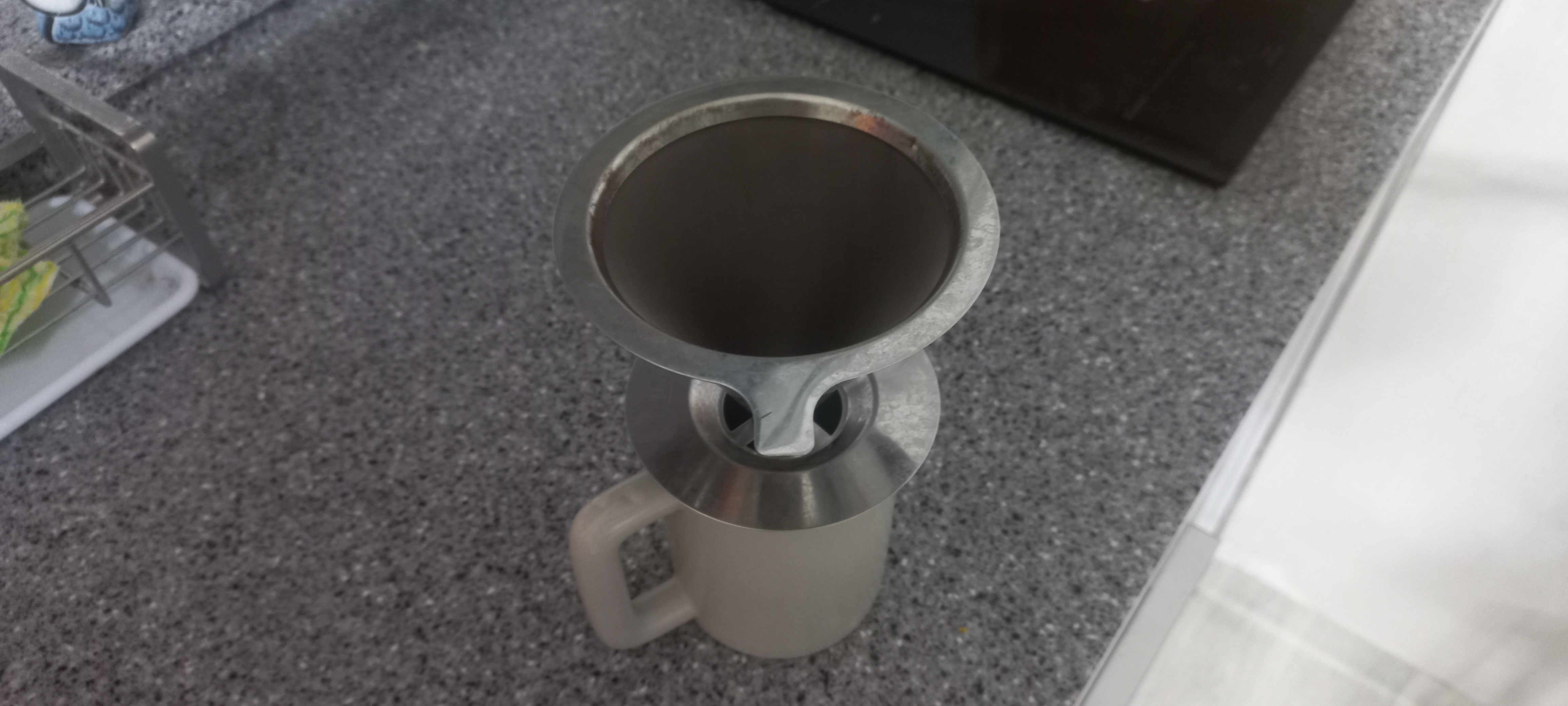 스텐 커피 필터 청소