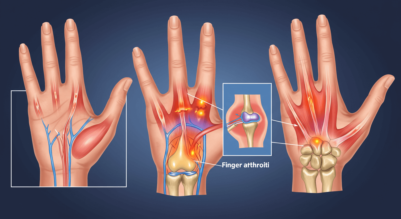 손가락 관절염 초기 증상과 치료