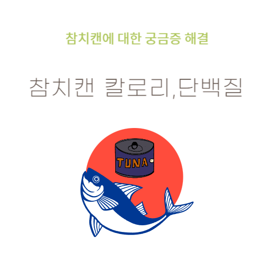 참치캔-칼로리,단백질