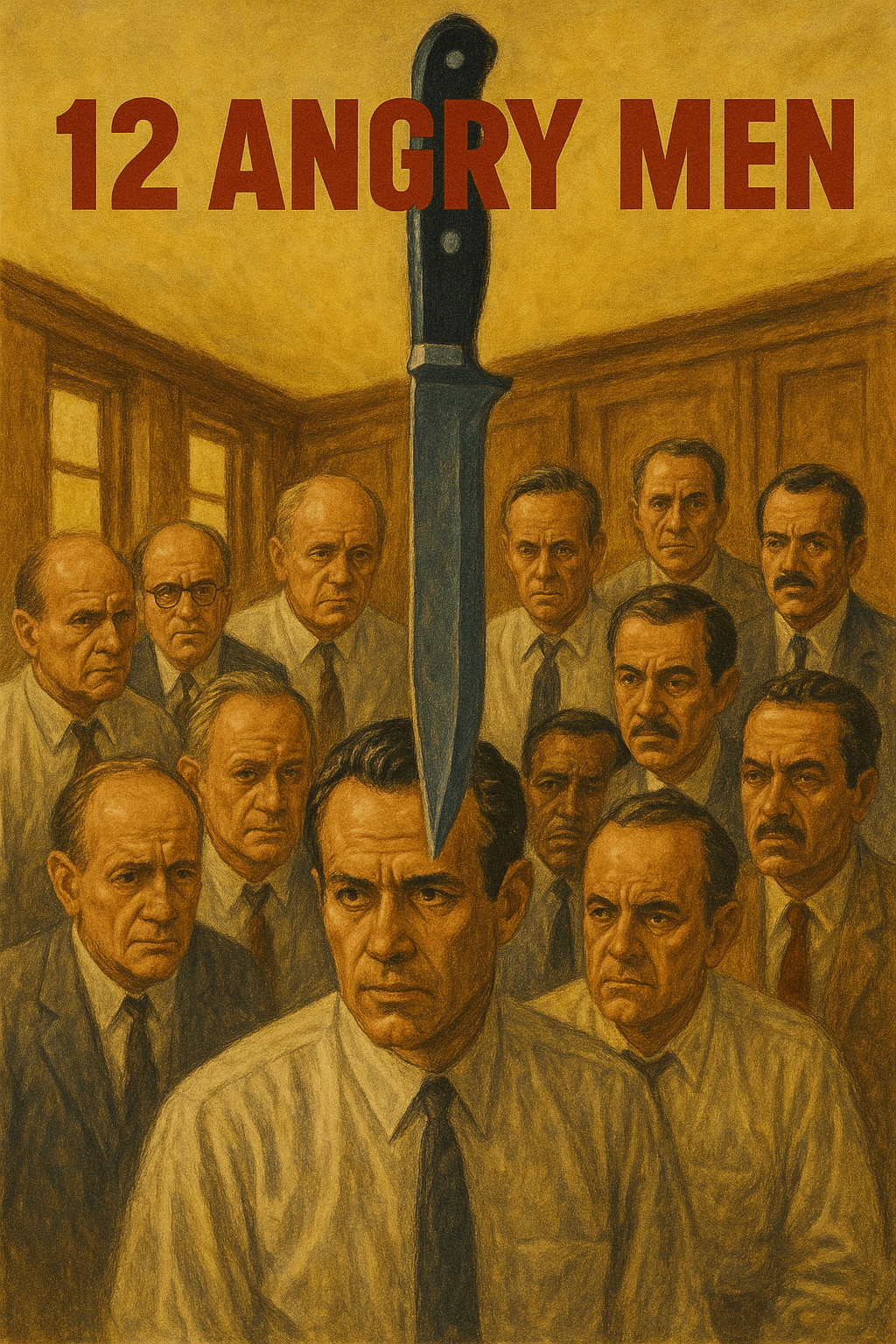 12인의 성난 사람들 영화포스터
