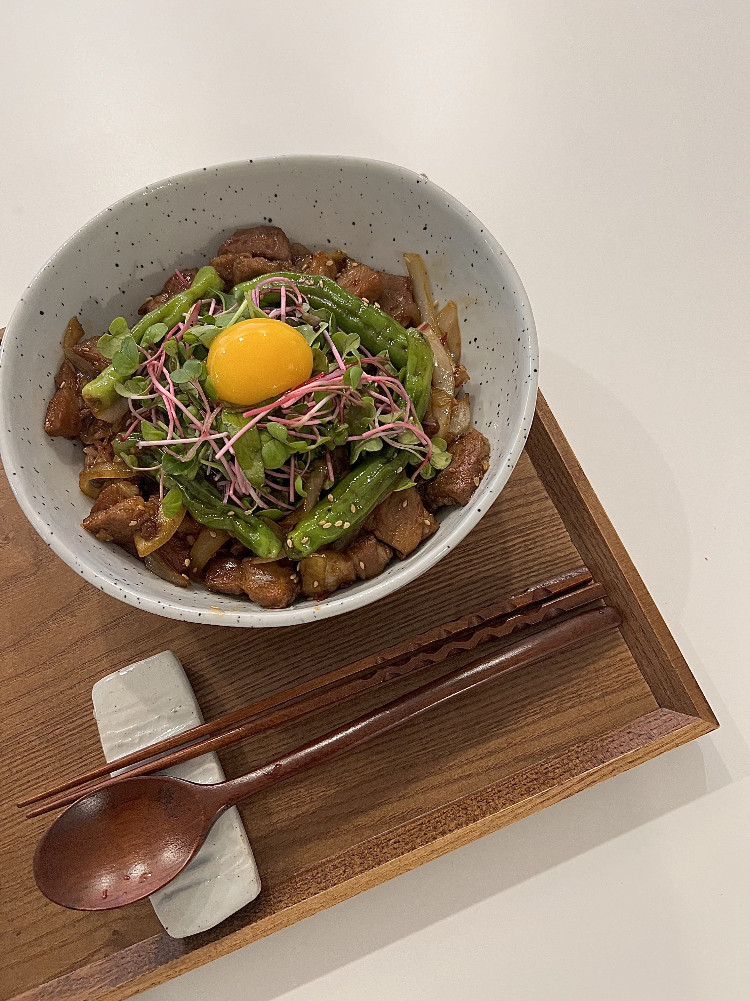 일본풍 목살덮밥 만들기