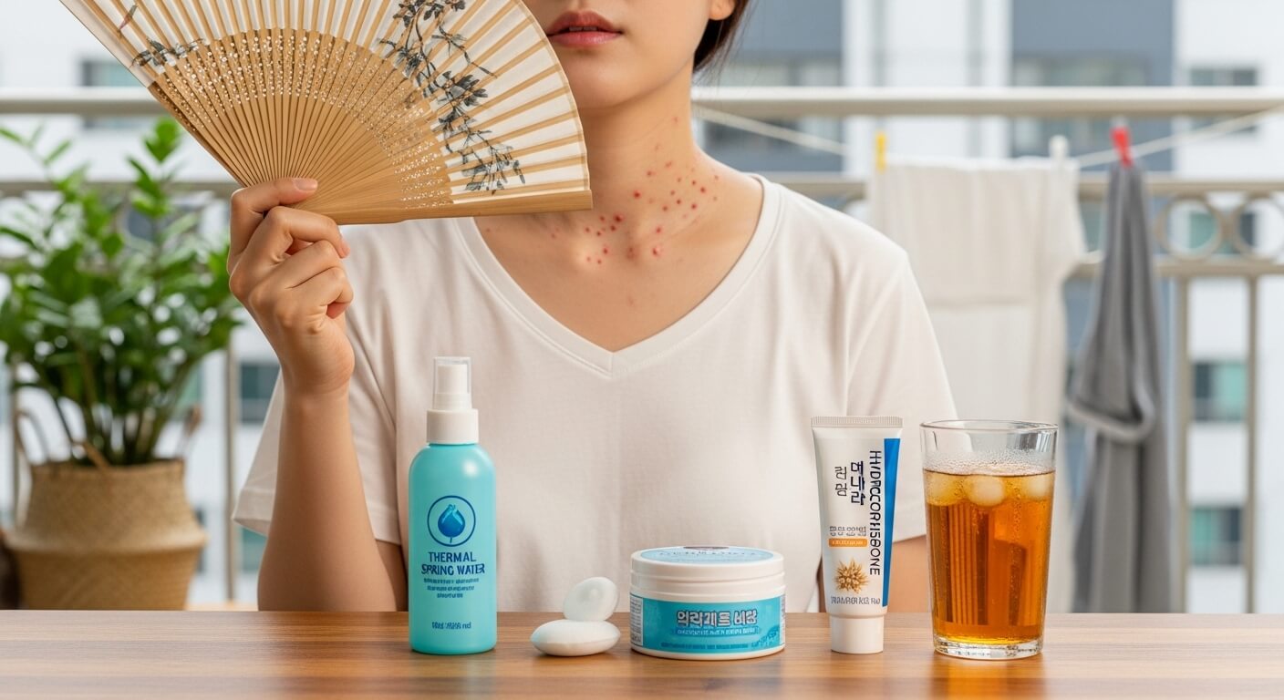 땀띠 가라앉히는 방법