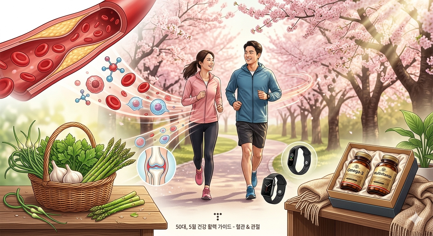 5월의 햇살 아래 활기차게 걷는 모습은 건강의 시작입니다.