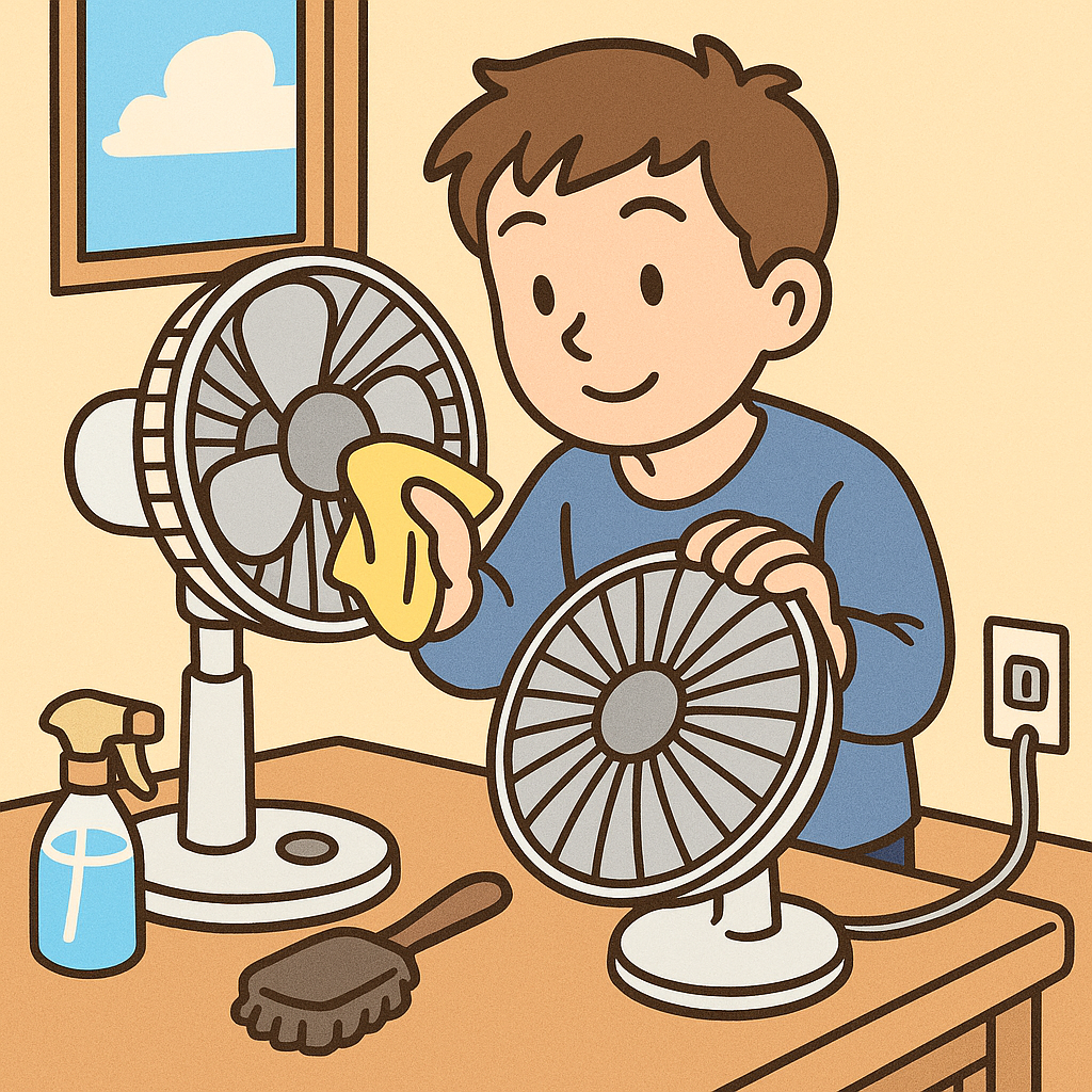 선풍기 보관 전 필수 청소 루틴 5단계