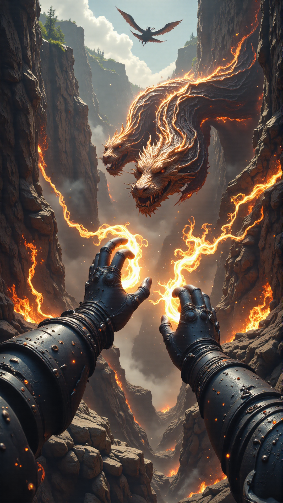 쌍두룡과의 전투