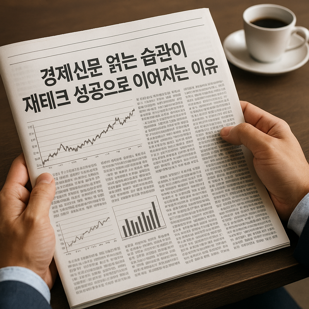 경제신문 읽는 습관이 재테크 성공으로 이어지는 이유