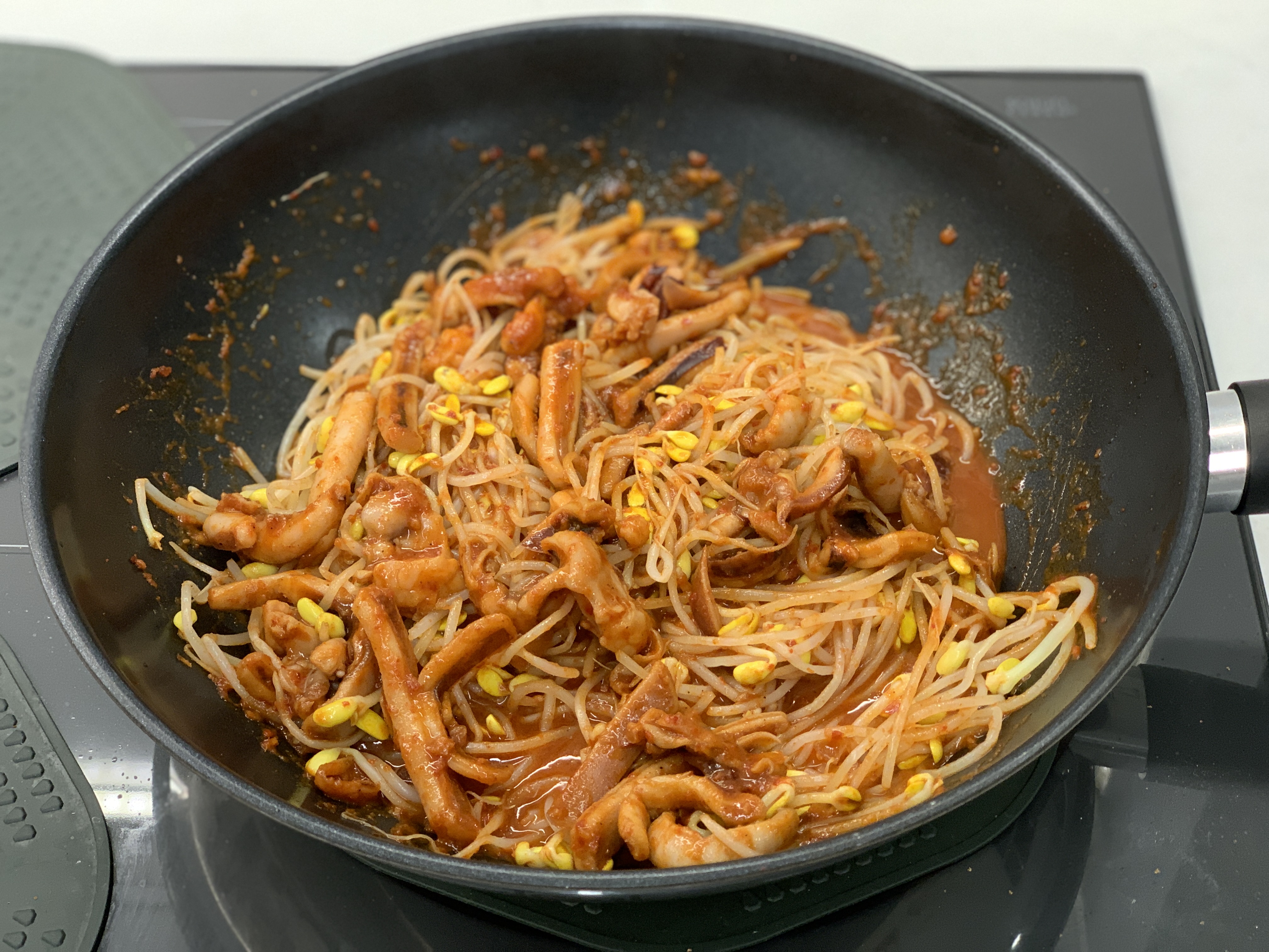 밀리랩 매운 팔당오징어 조리