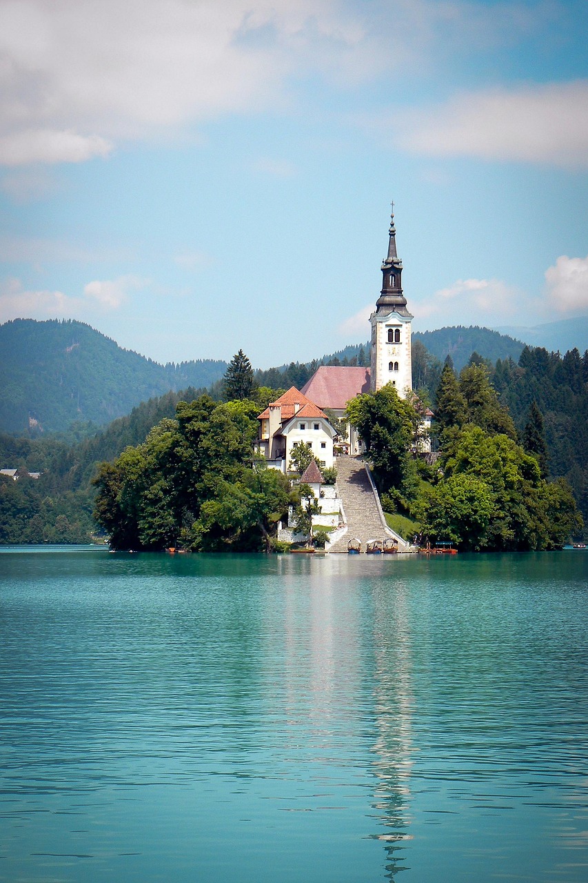 슬로베니아 블레드 호수 사진