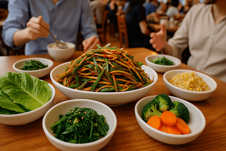 삼채 무침