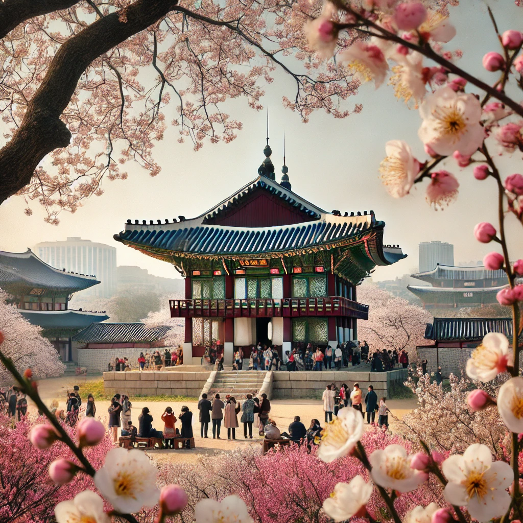서울/경기 매화 감상 &ndash; 궁궐이나 공원에서 봄을 맞이하는 분위기