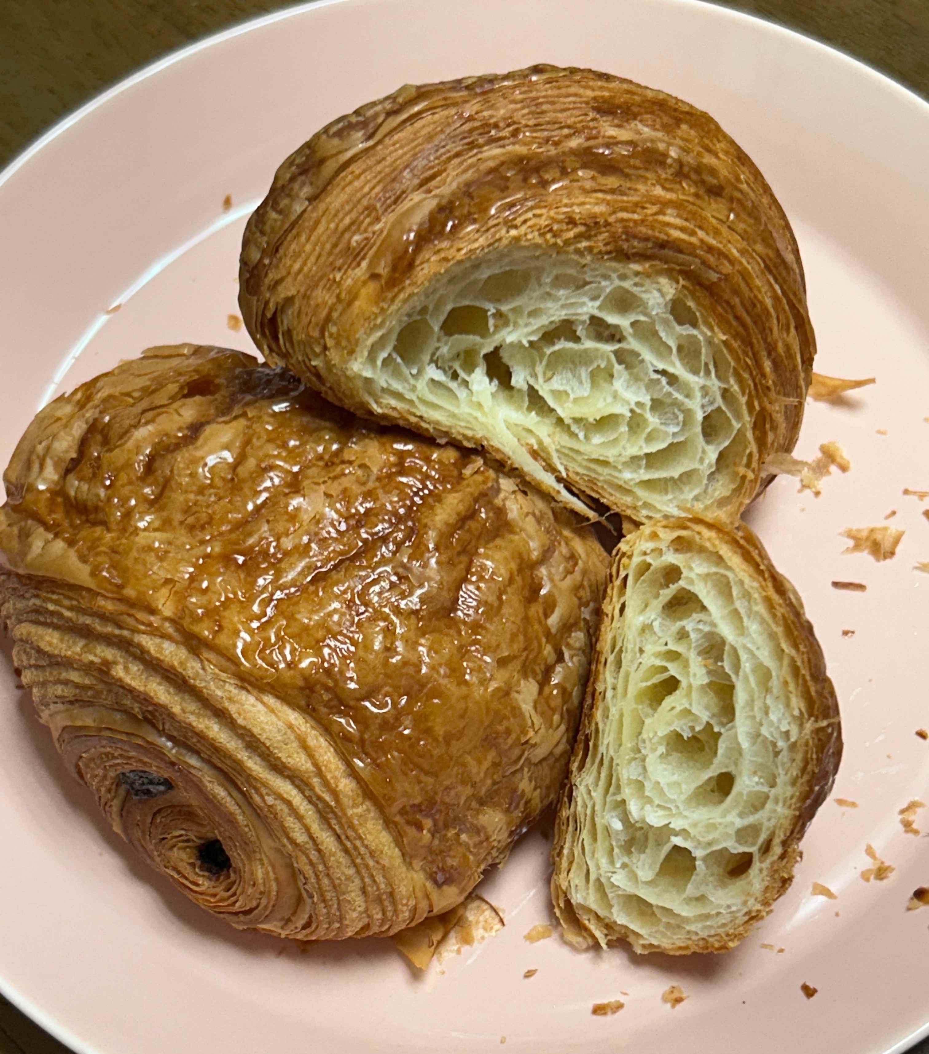 크루아상 단면