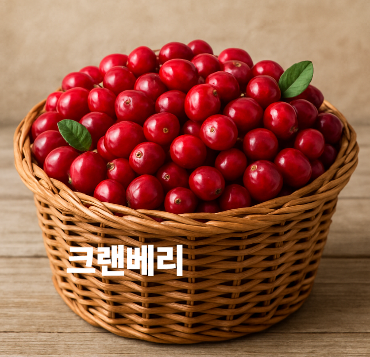 세포손상방지 노화방지 심혈관건강유지 변비예방 체중관리 크랜베리 효능 영양성분