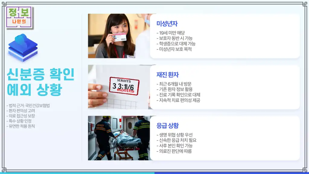 신분증 없어도 괜찮은 경우