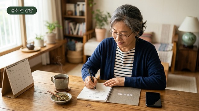 쇠뜨기 진료 상담 전 체크 이미지