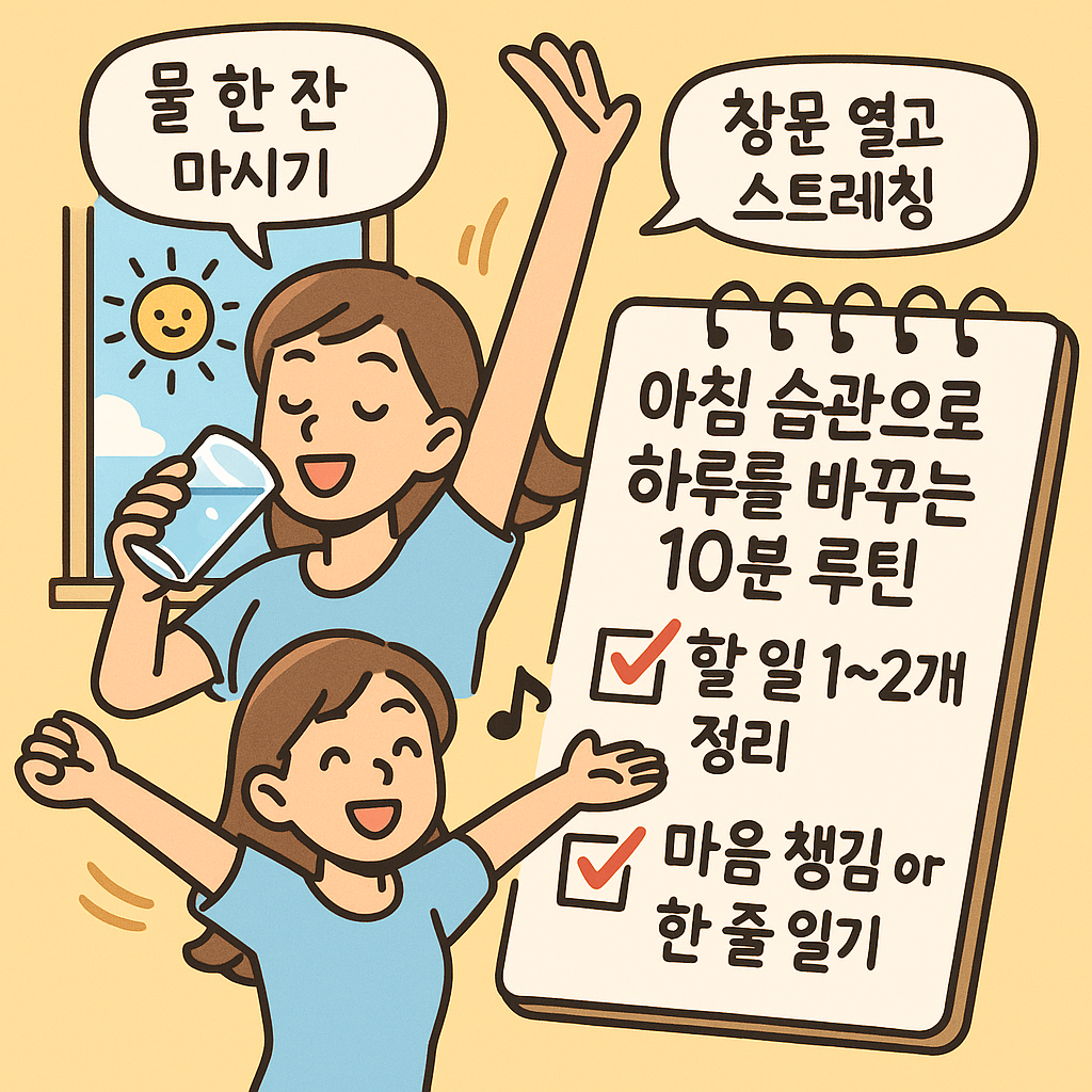 아침 습관으로 하루를 바꾸는 10분 루틴