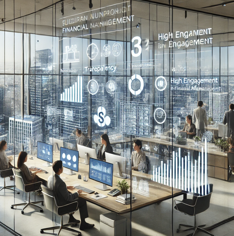 비영리 단체의 사무실