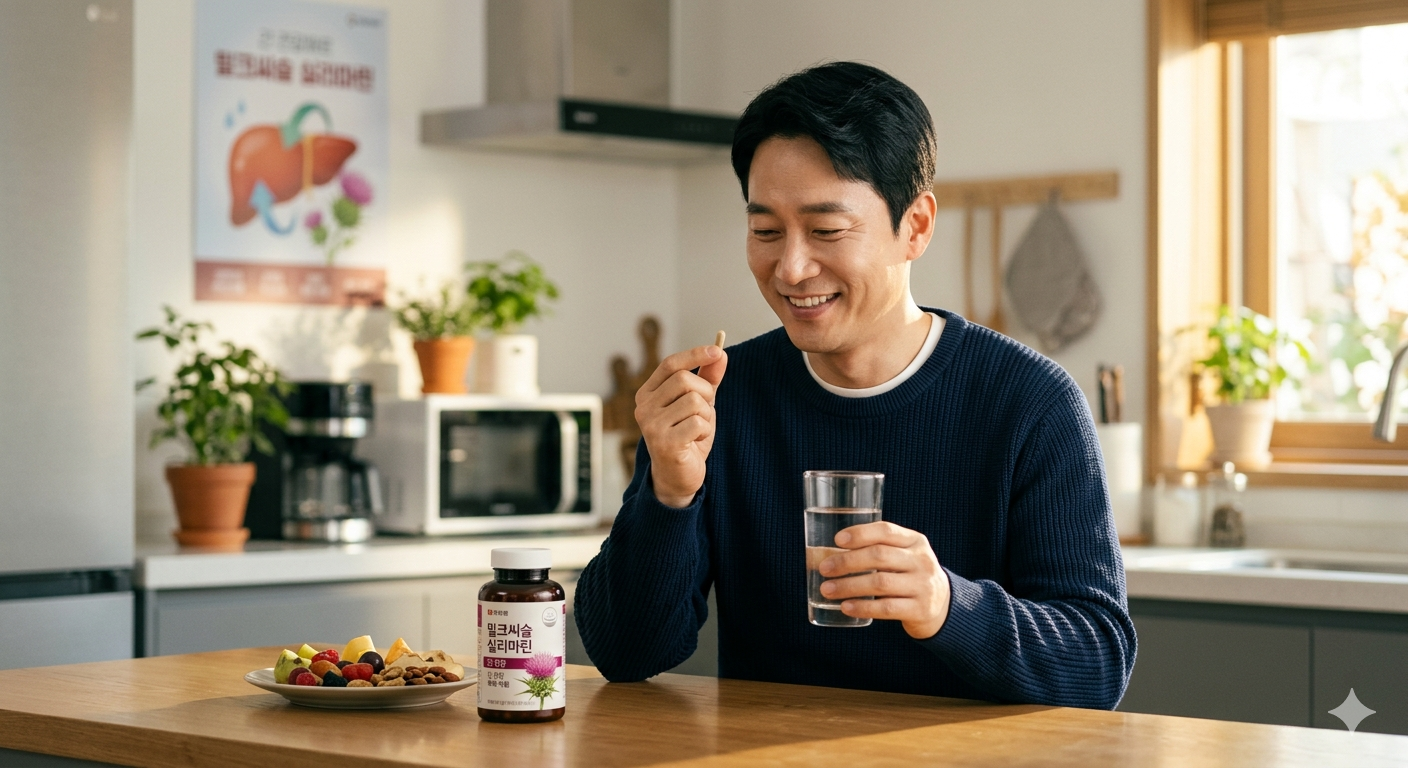 밀크씨슬 해독 이미지