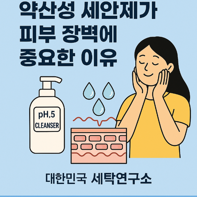 약산성 세안제가 피부 장벽에 중요한 이유