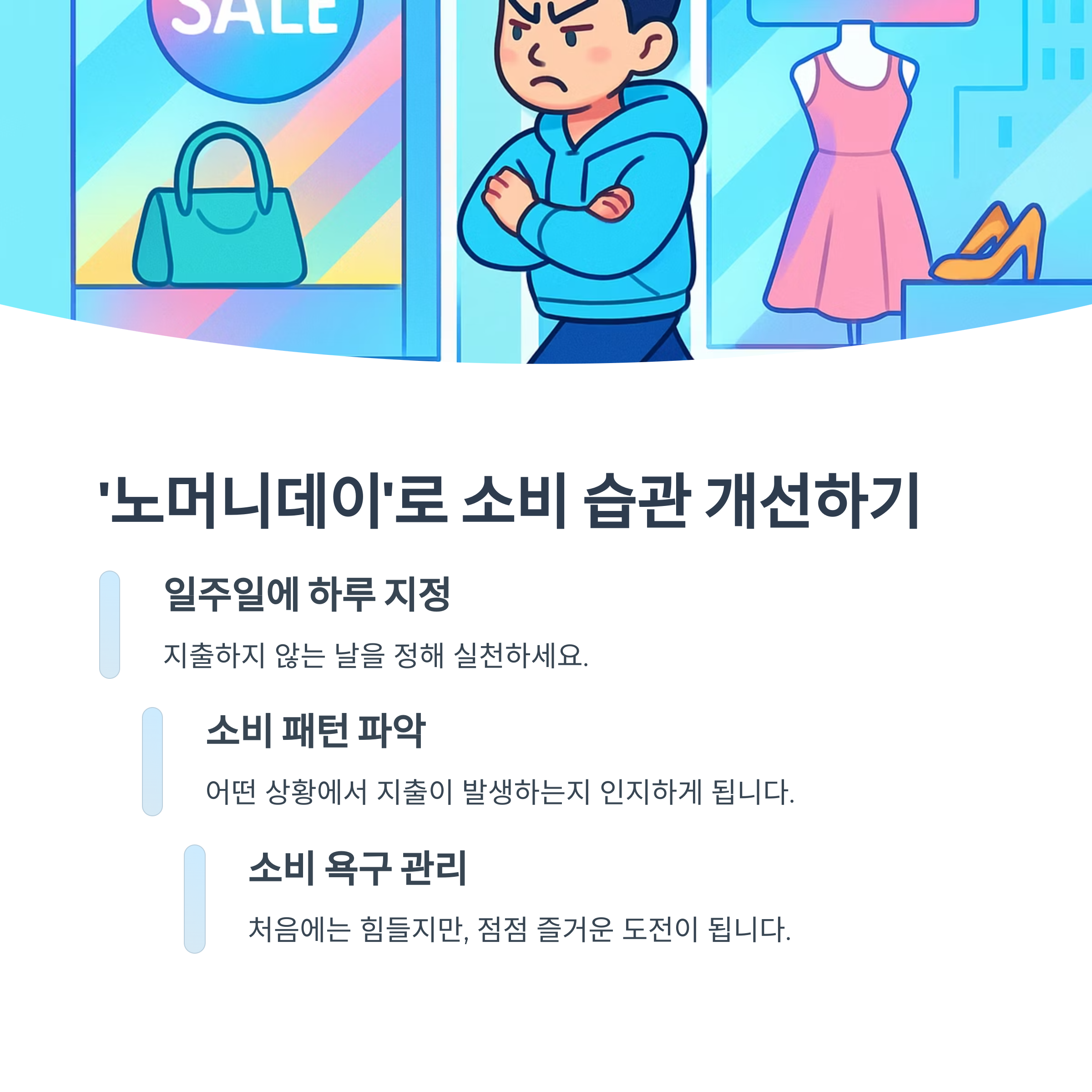 '노머니데이' 실천으로 불필요한 소비 끊기