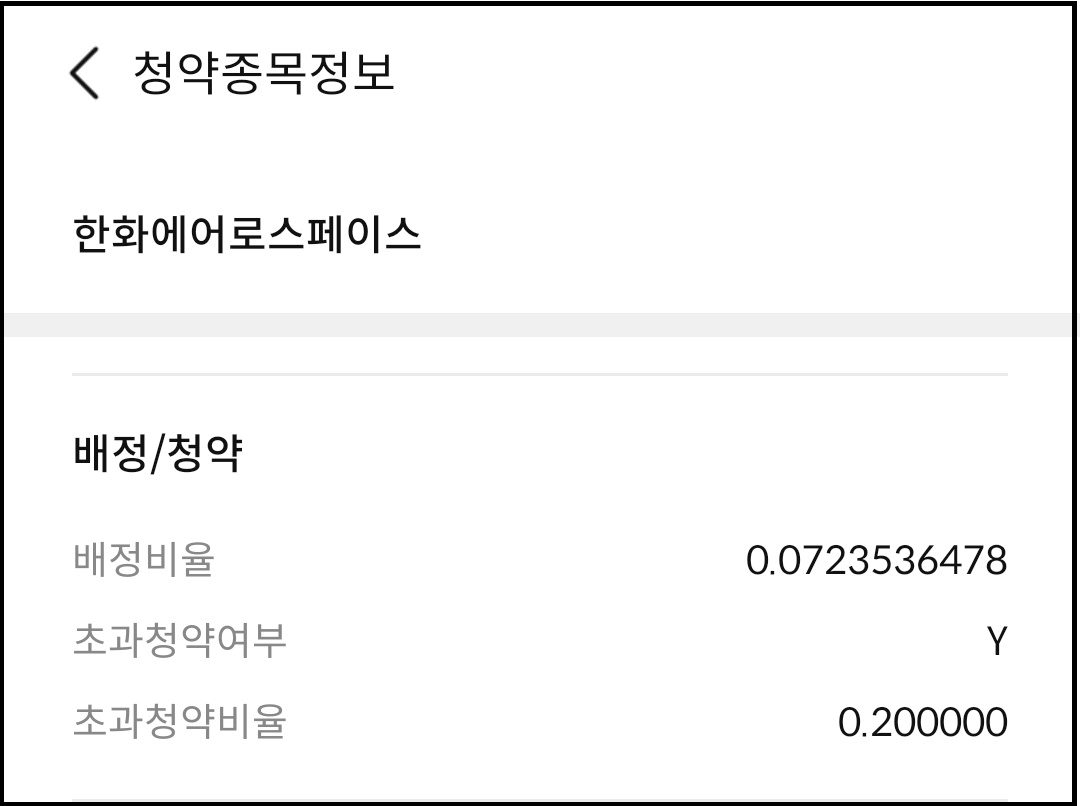 한화에어로스페이스(012450) 유상증자 청약일정