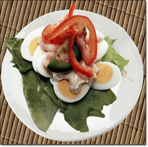 세로토니이 풍부한 계란 요리